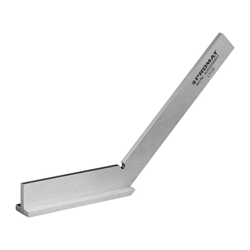 Équerre à onglet DIN 875/II longueur du poteau 200 x 130mm 135 degr. avec butée PROMAT Équerre à onglet DIN 875/II longueur du poteau 200 x 130mm 135 degr. avec butée PROMAT