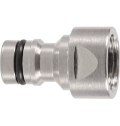 Raccord robinet système d’enfichage GEKA plus laiton nickelé SB KARASTO