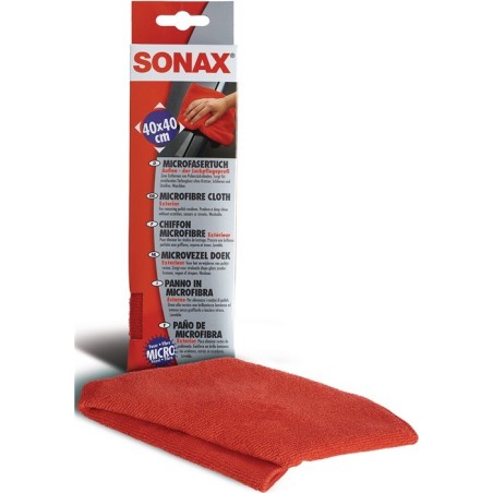 Chiffon en microfibres rouge SONAX
