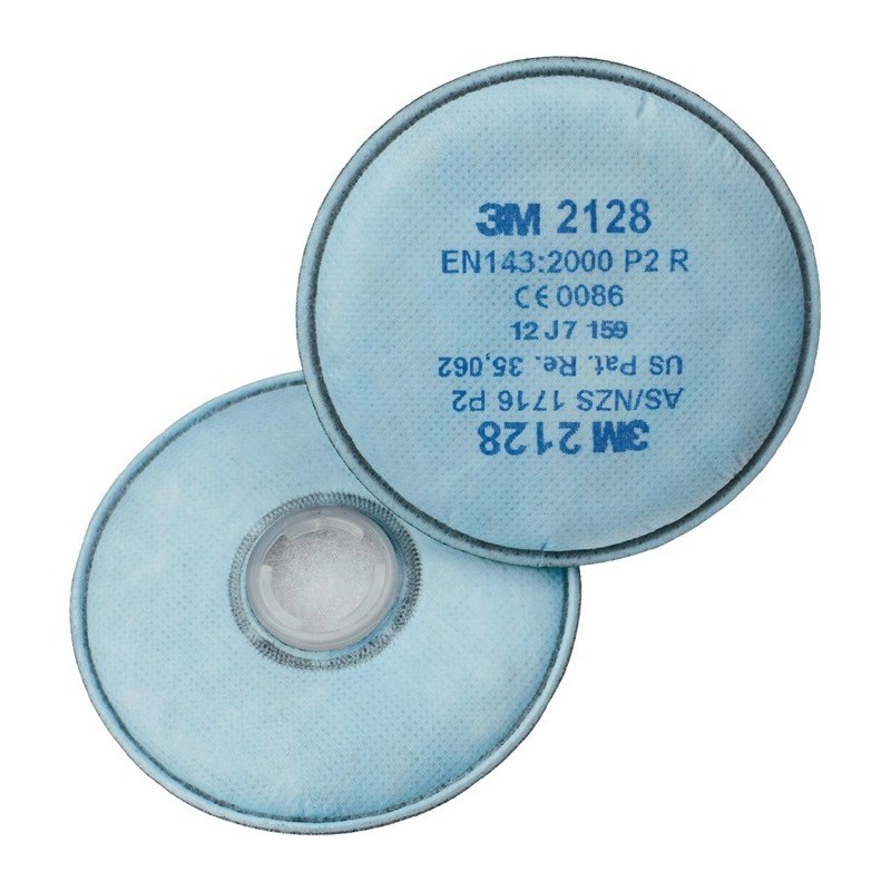 Filtre à particules rond 2128 2pces/UV 3M Filtre à particules rond 2128 2pces/UV 3M