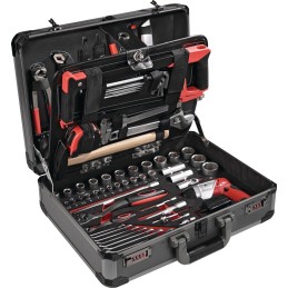Assortiment d outils 136 pièces dans une mallette en aluminium NOW