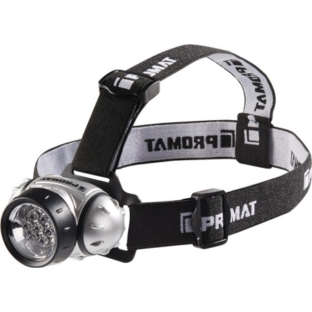 Lampe frontale à LED pour piles 3 x AAA Micro durée déclair.10h portée déclair.30m IPX4 ABS-boîtier PROMAT