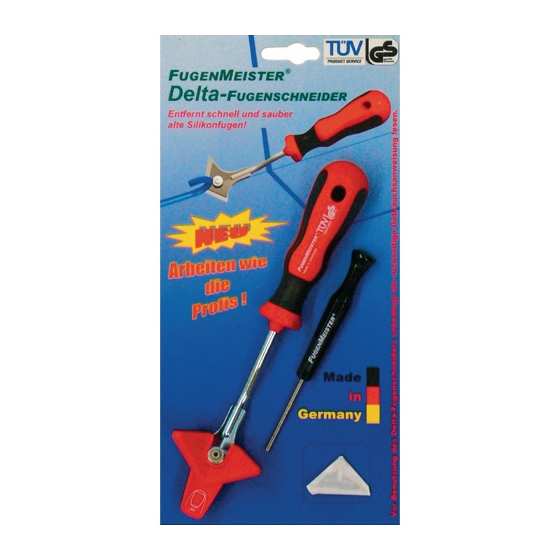 Coupe-joints Fugenmeister Delta 1 découpeur, 1 grattoir, 1 lame rechange Coupe-joints Fugenmeister Delta 1 découpeur, 1 grattoir, 1 lame rechange