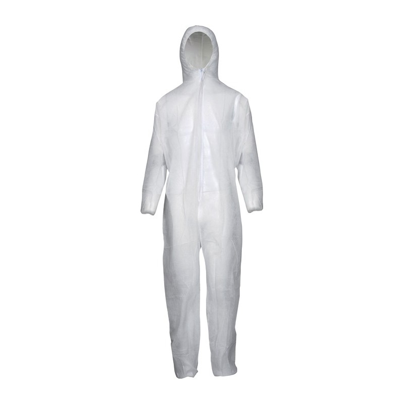 Combinaison jetable taille XL blanc catégorie EPI I ASATEX Combinaison jetable taille XL blanc catégorie EPI I ASATEX