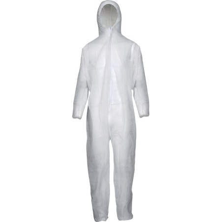 Combinaison jetable taille XL blanc catégorie EPI I ASATEX
