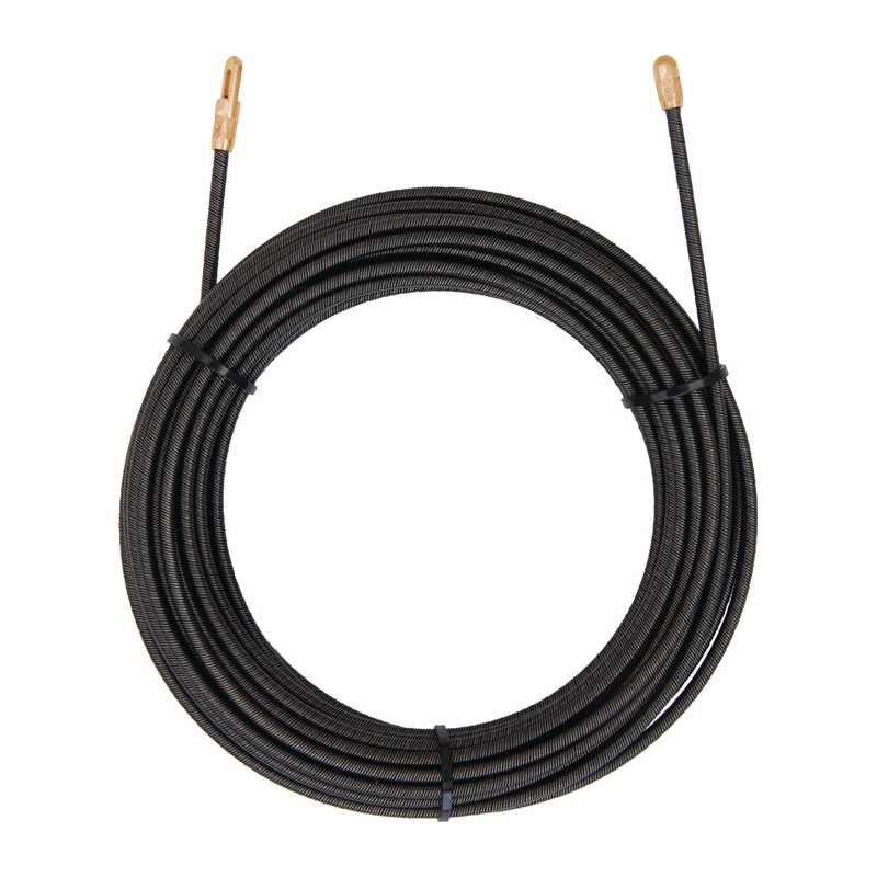 Hélice d'amorce Quadroflex longueur totale 20 m D. 4 mm avec illet et tête chercheuse câble en acier CABERE Hélice d'amorce Quadroflex longueur totale 20 m D. 4 mm avec illet et tête chercheuse câble en acier CABERE