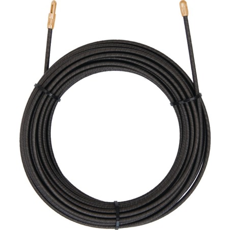 Hélice d'amorce Quadroflex longueur totale 20 m D. 4 mm avec illet et tête chercheuse câble en acier CABERE