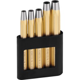 Set de chasse-rivets DIN 6434 5 pièces D. de rivet 2-6 mm RENNSTEIG