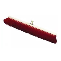 Balai 60 Administration Synthétique rouge Douille métal Dia 28 mm.