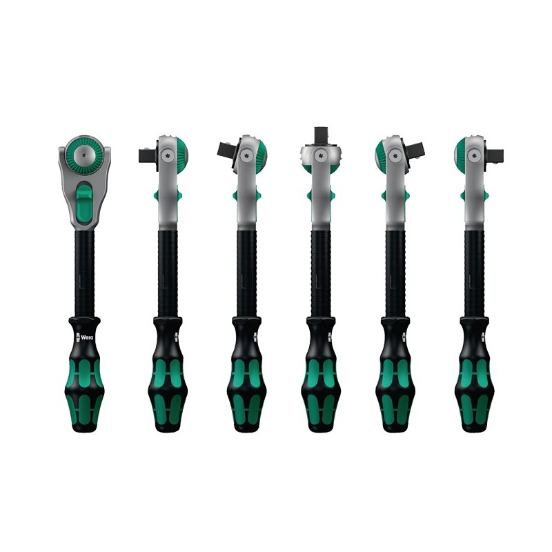 Cliquet pivotant et réversible Zyklop Speed 1/4 po. nombre de dents 72 longueur 152 mm Poignée bicomposant WERA Cliquet pivotant et réversible Zyklop Speed 1/4 po. nombre de dents 72 longueur 152 mm Poignée bicomposant WERA