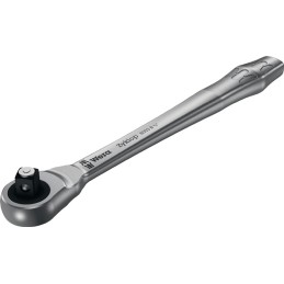 Cliquet réversible Zyklop Metal push 3/8 po. 76 dents longueur 222 mm avec carré traversant imperdable WERA