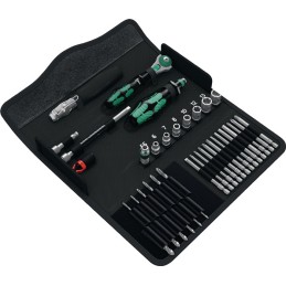 newJeu d outils KK M1 39 pièces structure métallique pochette pliable WERA