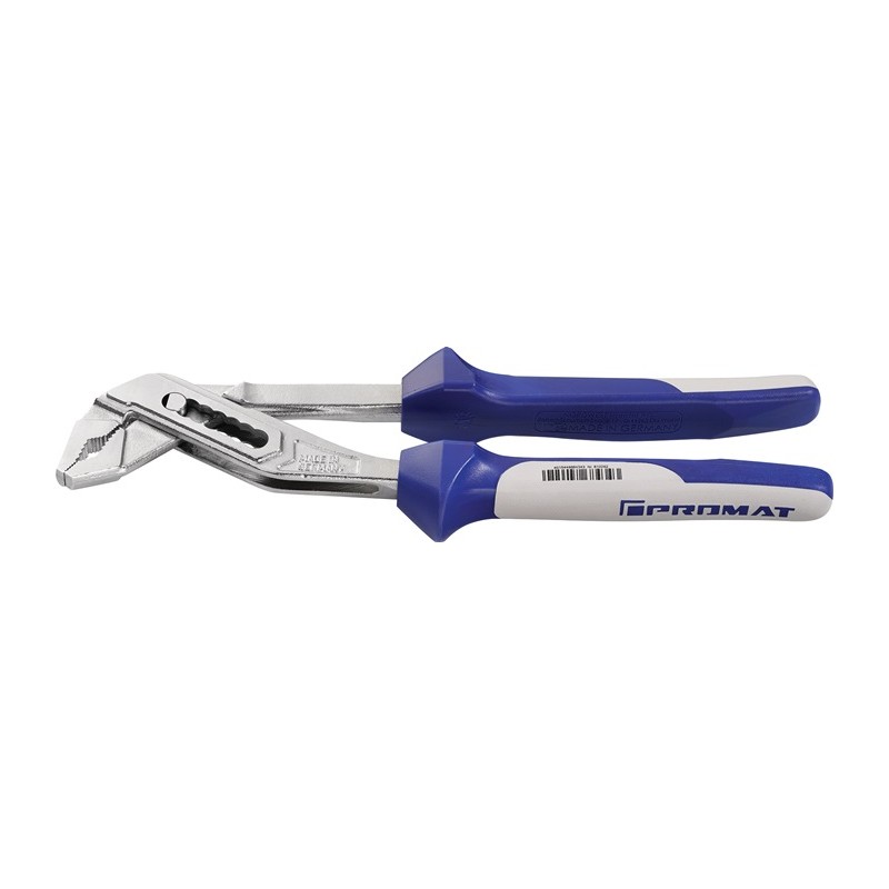 Pince multiprises longueur 250 mm envergure 6-44 mm chromé gaines multicomposant PROMAT Pince multiprises longueur 250 mm envergure 6-44 mm chromé gaines multicomposant PROMAT