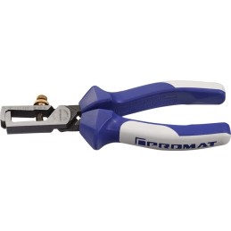 Pince à dénuder longueur 160 mm chromé gaines muticomposant avec ressort douverture PROMAT