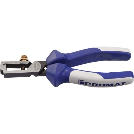 Pince à dénuder longueur 160 mm chromé gaines muticomposant avec ressort douverture PROMAT