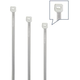 Set de colliers de câblage 350 pièces polyamide nature