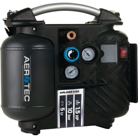 Compresseur Aerotec Airliner 5 GO 200 l/min 1,1 kW 5 l AEROTEC Highlights