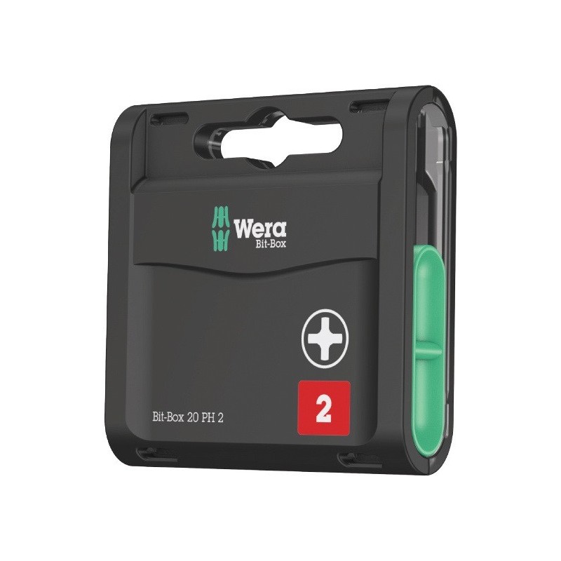 Bit-Box Bit-Box 20 PZD 20pces PZD 2 L. 25 mm C-6,3 WERA Bit-Box Bit-Box 20 PZD 20pces PZD 2 L. 25 mm C-6,3 WERA