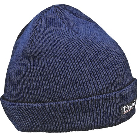 Bonnet de travail Thinsulate universel bleu foncé 100 % polyacrylique TERRAX