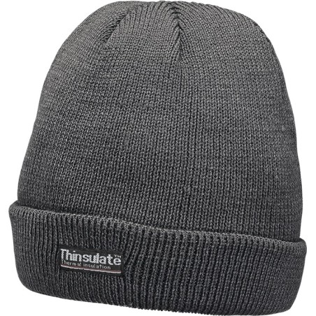 Bonnet tricoté universel anthracite 100 % polyacryl TERRAX