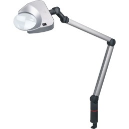 Loupe lumineuse Tech-Line agrandissement 2x/3x LED D. de lentille 120/31,5 mm SCHWEIZER