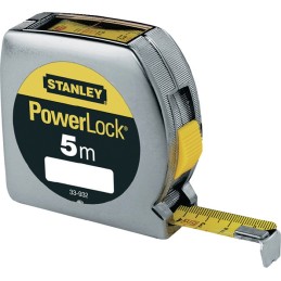 Mètre-ruban de poche PowerLock® longueur 5 m largeur 19 mm mm/cm EGII fenêtre en plastique fenêtre plastique SB STANLEY