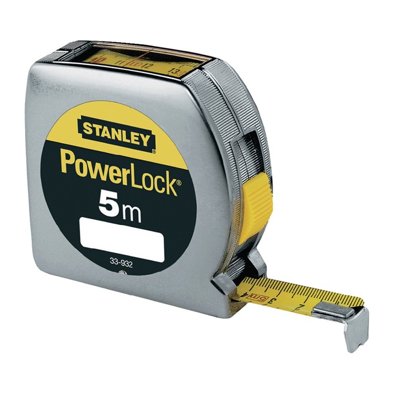 Mètre-ruban de poche PowerLock® longueur 5 m largeur 19 mm mm/cm EGII fenêtre en plastique fenêtre plastique SB STANLEY Mètre-ruban de poche PowerLock® longueur 5 m largeur 19 mm mm/cm EGII fenêtre en plastique fenêtre plastique SB STANLEY