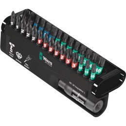 Assortiment d’embouts Bit-Check 30 Impaktor 1 30-pces PH/PZD/T/6pans   WERA