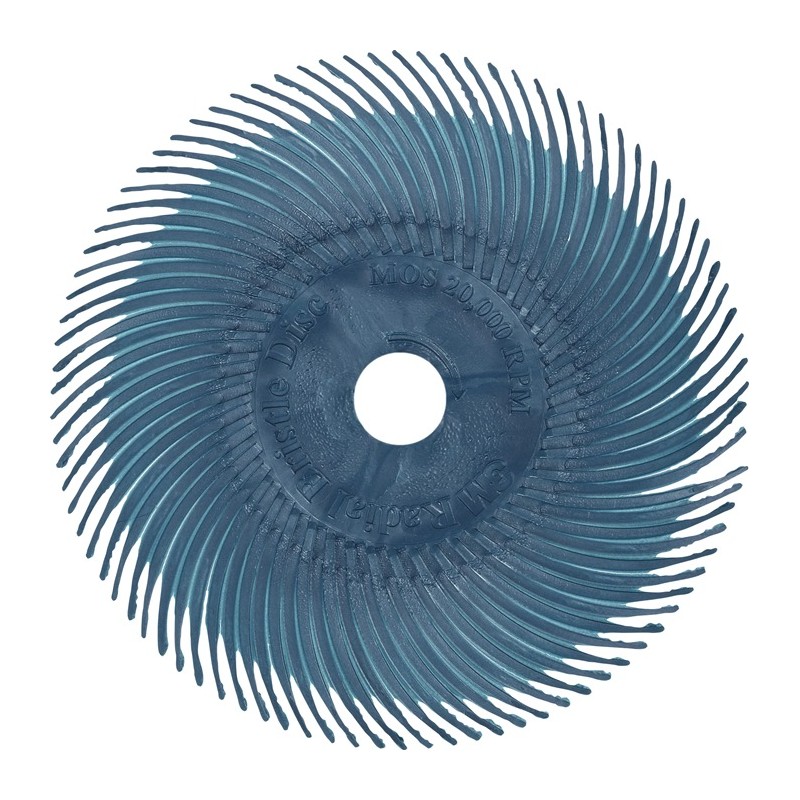 Brosse-disque radiale RB-ZB type C D. 75 mm granulation 400 bleu 20000 min-¹ 3M Brosse-disque radiale RB-ZB type C D. 75 mm granulation 400 bleu 20000 min-¹ 3M