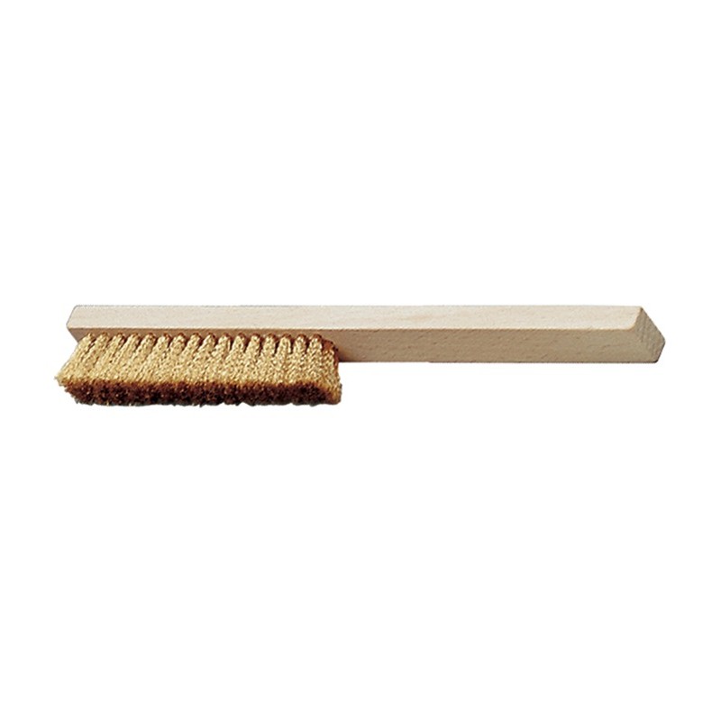 Brosse à gratter longueur 220 mm 0,15 mm laiton 4 rangées PROMAT Brosse à gratter longueur 220 mm 0,15 mm laiton 4 rangées PROMAT