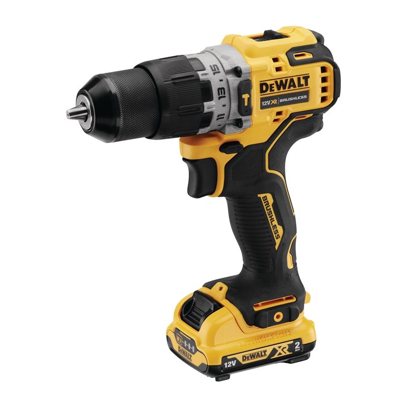 Visseuse-perceuse à percussion sans fil DCD 706 D2 12 V 2 Ah 10 mm 1,5-10 mm DEWALT Visseuse-perceuse à percussion sans fil DCD 706 D2 12 V 2 Ah 10 mm 1,5-10 mm DEWALT