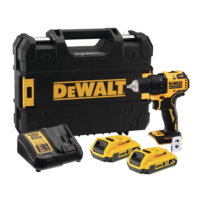 Perceuse sans fil DCD 708 D2T 18 V 2 Ah 1,5-13 mm DEWALT Perceuse sans fil DCD 708 D2T 18 V 2 Ah 1,5-13 mm DEWALT