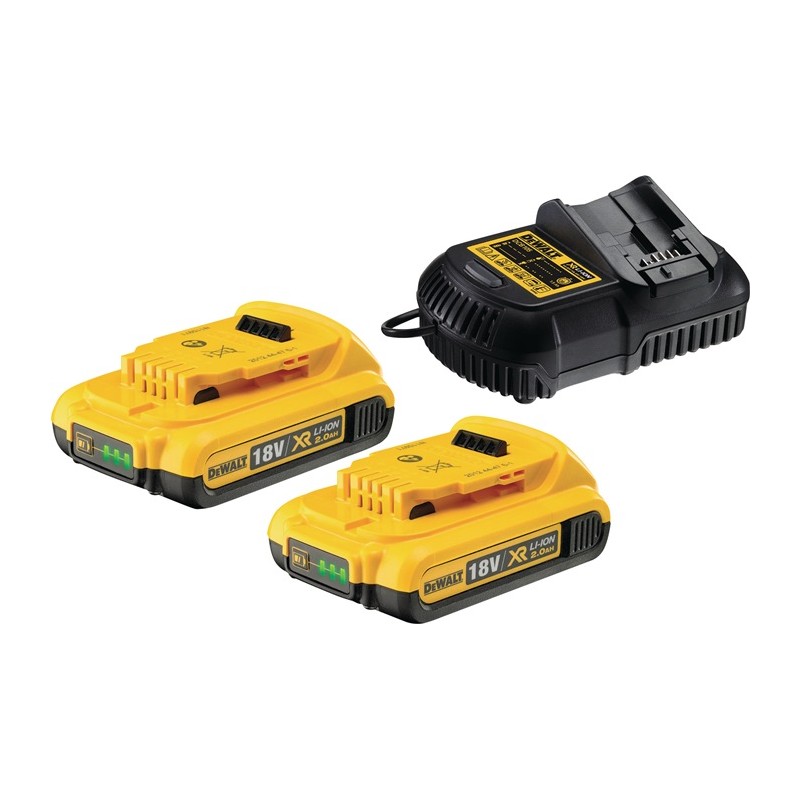 Kit de démarrage avec accu DCB 115 P2 18 V 5 Ah DEWALT Kit de démarrage avec accu DCB 115 P2 18 V 5 Ah DEWALT