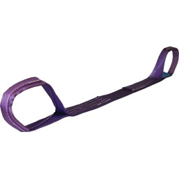 Élingue plate DIN EN 1492-1 longueur 1 m violet capacité de charge simple 1000 kg PROMAT