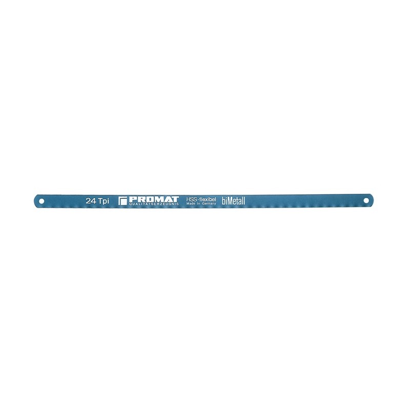 Lame de scie à métaux HSS longueur 300 mm dents par pouce 24 1 côté bi-métal 100 pièces PROMAT Lame de scie à métaux HSS longueur 300 mm dents par pouce 24 1 côté bi-métal 100 pièces PROMAT