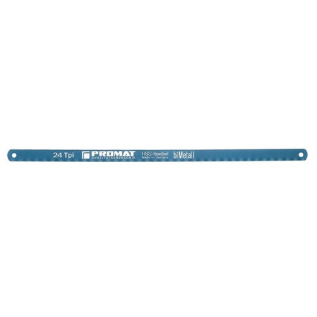 Lame de scie à métaux HSS longueur 300 mm dents par pouce 24 1 côté bi-métal 100 pièces PROMAT
