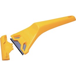 Grattoir fenêtre longueur 170 mm largeur des lames 60 mm avec lame interchangeable avec capuchon de protection/lame 11-916 STANL