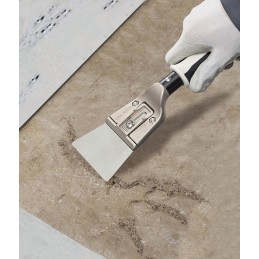 Grattoir universel Scrape-Rite P Solid Core longueur 285 mm largeur des lames 80 mm avec lame interchangeable TAJIMA