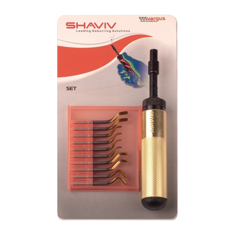 Jeu d ébavureurs Golden Flex Set E 7 pièces SHAVIV Jeu d ébavureurs Golden Flex Set E 7 pièces SHAVIV