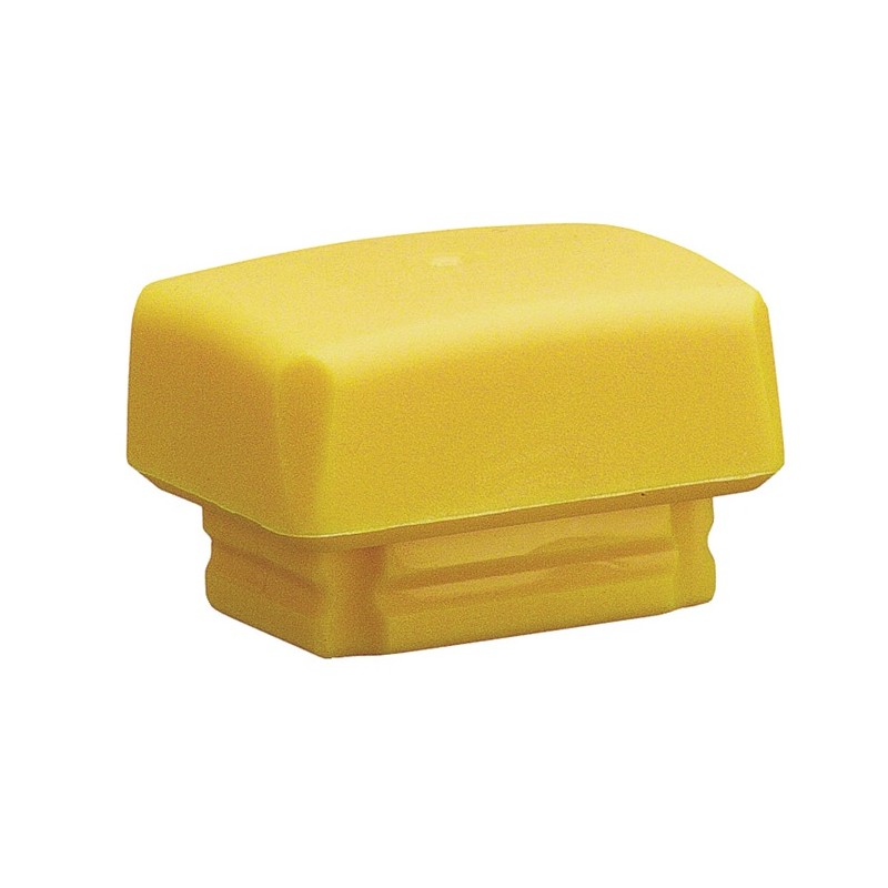 Tête de maillet à frappe amortie SECURAL D. de la tête 30 x 40 mm polyuréthane jaune mi-dur HALDER Tête de maillet à frappe amortie SECURAL D. de la tête 30 x 40 mm polyuréthane jaune mi-dur HALDER