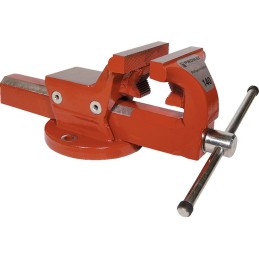 Étau parallèle largeur de mors 120 mm envergure 150 mm avec mors serre-tubes PROMAT