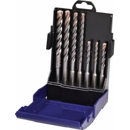 Jeu de forets marteaux Multicutter SDS-Plus 7 pièces SDS-Plus boîte en plastique PROMAT