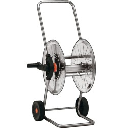 Dévidoir mobile pour tuyau 5350 raccord fileté 26,44 mm 3/4 po. tube dacier/tôle dacier galvanisé GEKA