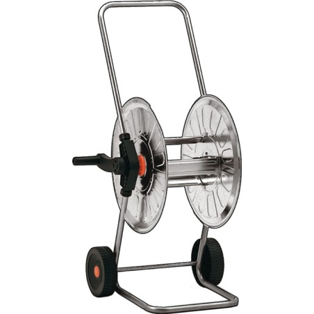 Dévidoir mobile pour tuyau 5350 raccord fileté 26,44 mm 3/4 po. tube dacier/tôle dacier galvanisé GEKA