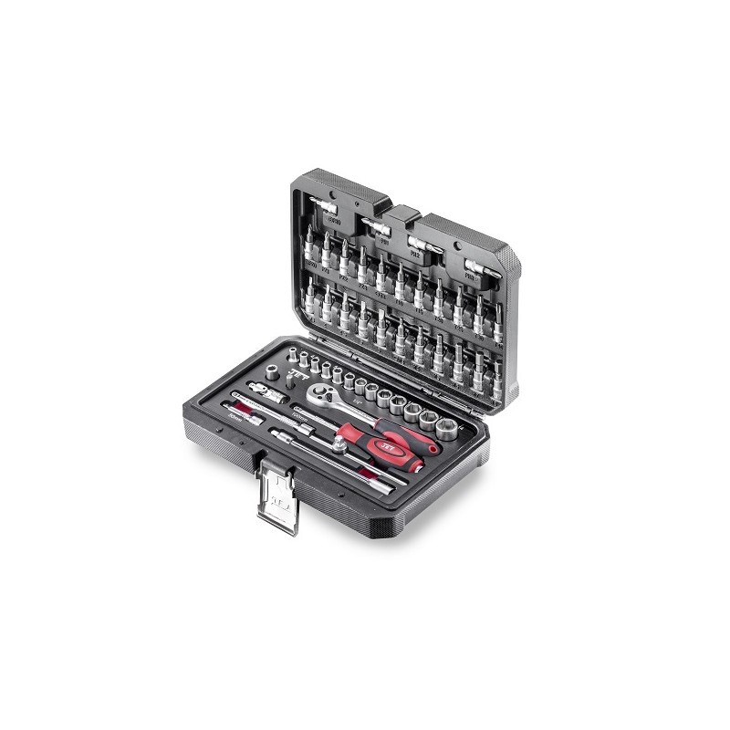 COFFRET DE DOUILLES, CLIQUET ET EMBOUTS X-48 PROMAC TOOLCRAFT/JET COFFRET DE DOUILLES, CLIQUET ET EMBOUTS X-48 PROMAC TOOLCRAFT/JET