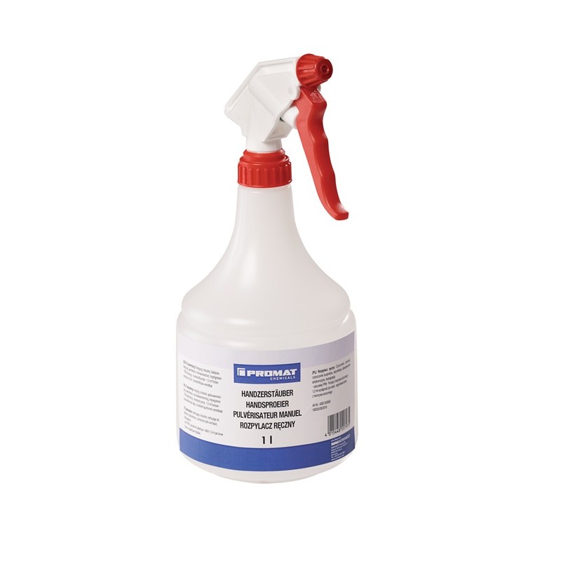 Pulvérisateur industriel capacité 1 l Pourproduits chimiques légers joint FPM, buse pl. PROMAT CHEMICALS Pulvérisateur industriel capacité 1 l Pourproduits chimiques légers joint FPM, buse pl. PROMAT CHEMICALS