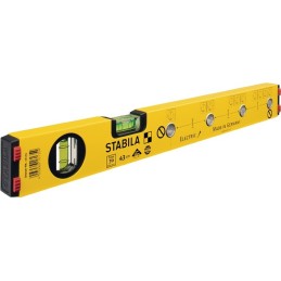 Niveau à bulles 70 Electric 43 cm aluminium jaune ± 0,5mm/m  STABILA