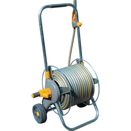 Dévidoir mobile pour tuyau PRO 2436 raccord fileté 16 mm 5/8 po. plastique/métal carton HOZELOCK