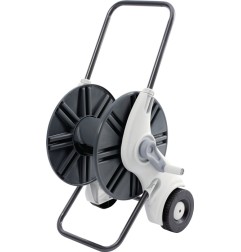 Dévidoir mobile pour tuyau allround raccord fileté 21 mm 1/2 po. plastique/acier carton REHAU