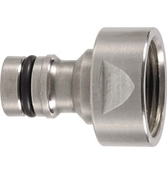 5 x Fiches robinet système denfichage GEKA plus laiton nickelé filetage intérieur G 3/4 SB KARASTO